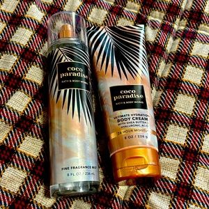 Bath and Body Coco Paradise set new!!
